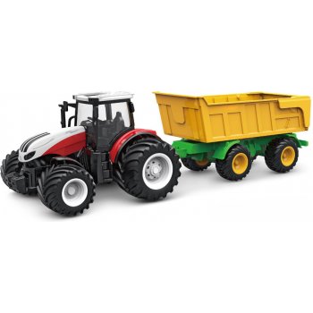 IQ models RC TRAKTOR 2,4 Ghz s přívěsem světla zvuk RTR 1:24