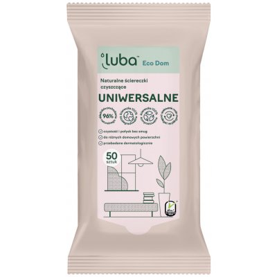 LUBA Eco Přírodní čistící ubrousky Univerzální 50 ks