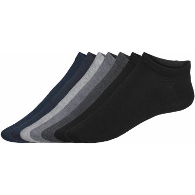 Livergy pánské nízké ponožky s BIO bavlnou 7 párů šedá – Zboží Mobilmania