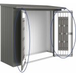 Biohort Dveřní set WoodStock 230, šedý křemen metalíza – Hledejceny.cz