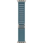 Apple Watch 49mm světle modrý Alpský tah - Medium - provedení z přírodního titanu MFTJ4ZM/A – Zboží Mobilmania