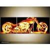 Obraz Obraz motorka v plamenech