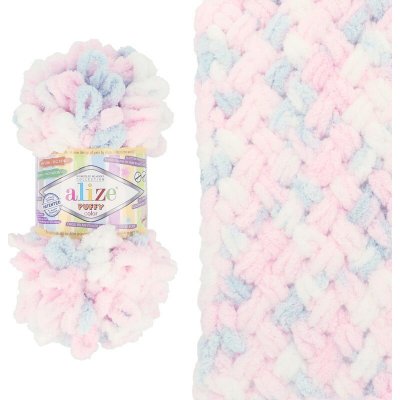 Alize Puffy Color 5864 růžová šedá – Sleviste.cz