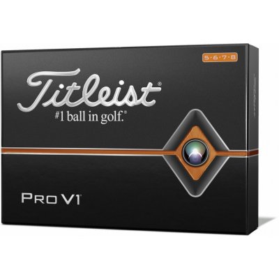 Titleist ball PRO V1 12ks High Numbers 5,6,7,8 2019 – Hledejceny.cz