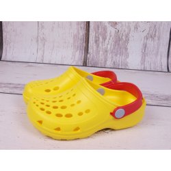 Camminare gumové pantofle žluté