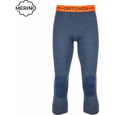 Ortovox 185 Rock'n'wool Short Pants M pánské krátké spodky Night blue blend - žíhaná mod – Zboží Mobilmania