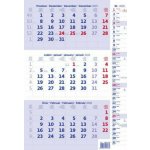 Nástěnný Helma Tříměsíční modrý s poznámkami 2026 – Sleviste.cz