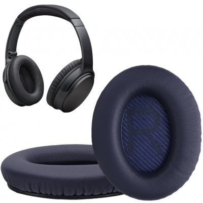 kwmobile 2x náušníky pro Bose Quietcomfort 35 35II 25 15 / QC35 QC35II QC25 QC15 náušníky na sluchátka tmavě modrá – Zboží Živě