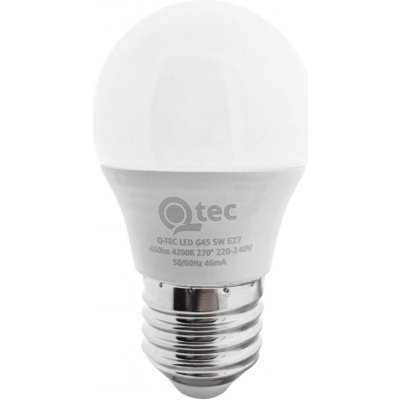 Baterie Centrum LED Žárovka G45 E27/5W/230V 4200K BC0534 – Hledejceny.cz