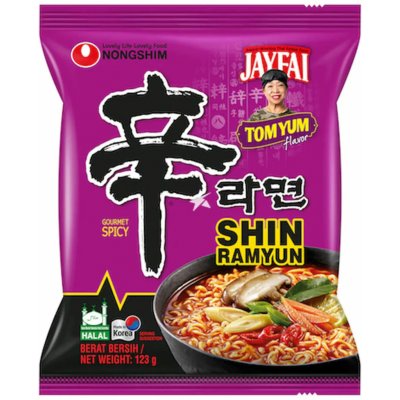 Nongshim Shin Ramyun Tom Yum Jayfai Thajské street food extra pálivé 123 g – Hledejceny.cz
