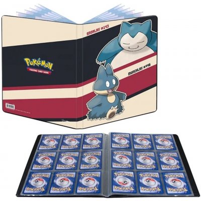 Ultra Pro Pokémon TCG Snorlax & Munchlax A4 album na 180 karet