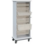 DEXTER 26 ABS vozík boxový, otevřený, 1780x750x520 mm, bílá – Hledejceny.cz