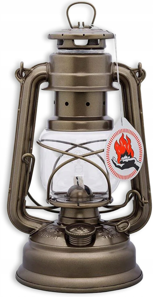 Lampa petrolejová FEUERHAND Baby Special 276 Eternity 25,5 cm ANTHRACITE GREY