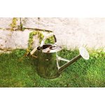 Esschert Design STAINLESS 7L nerez jasanové dřevo stříbrná přírodní – Hledejceny.cz