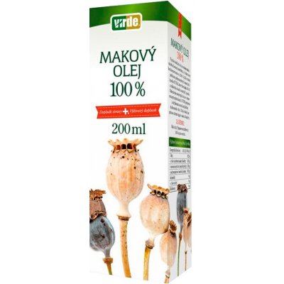 Virde Makový olej 100% 0,2 l