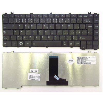 česká klávesnice Toshiba Satellite C600 L600 L630 L600D L640 C640 L700 L730 L645 černá CZ