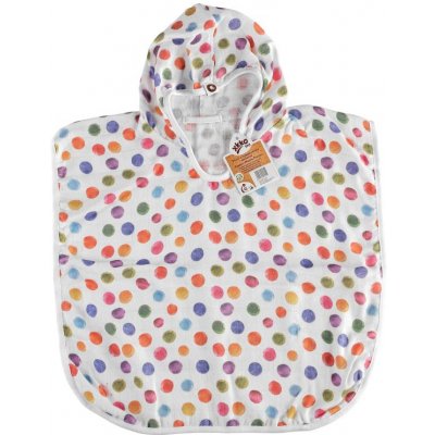 Bambusové pončo XKKO BMB Digi Watercolour Polka Dots – Hledejceny.cz