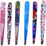 Amala pinzeta nerez barevná GEL šikmá 9,5 cm – Zboží Mobilmania