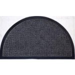 DURAmat Čisticí vstupní rohož půlkuh VIOLA 45x75cm černá – Sleviste.cz