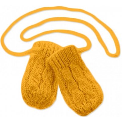 Baby Nellys Zimní pletené kojenecké rukavičky se vzorem sv. růžové – Hledejceny.cz