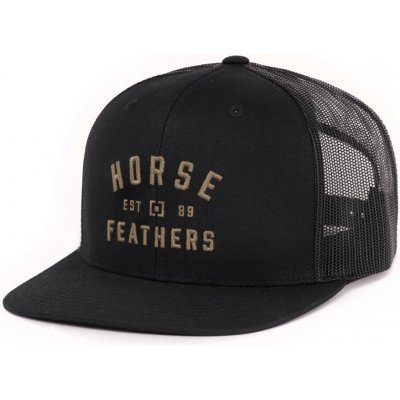 HORSEFEATHERS Sign / black Černá – Sleviste.cz