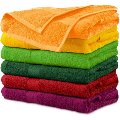 Malfini Bavlněný ručník Terry Towel 450 903 tangerine orange 50 x 100 cm