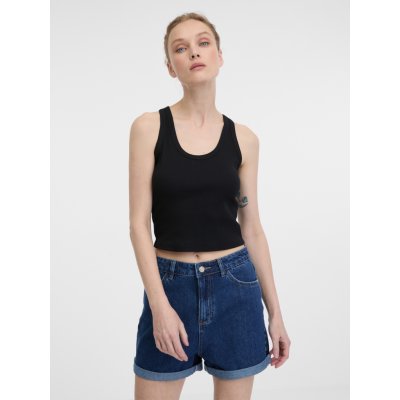 Orsay Černé dámské crop tílko – Sleviste.cz