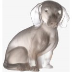 Preciosa Skleněná figurka Jezevčík z českého křišťálu Preciosa, antik – Hledejceny.cz