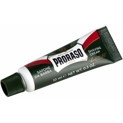 Proraso Green cestovní krém na holení 10 ml – Zboží Mobilmania