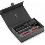 Parker Sonnet Red GT kuličkové pero dárková sada s koženým pouzdrem 1502/5291479 – Zboží Živě
