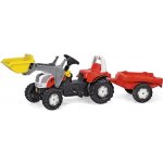 Rolly Toys šlapací traktor Steyr s čelním nakladačem a přívěsem R02393 – Zboží Dáma