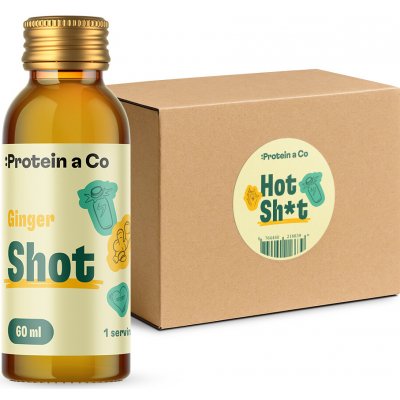 ProteinaCo Zázvorový Shot 12 x 60 ml – Sleviste.cz