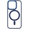 Pouzdro a kryt na mobilní telefon Apple WG Iron Eye Magnet Apple iPhone 15 Pro modré