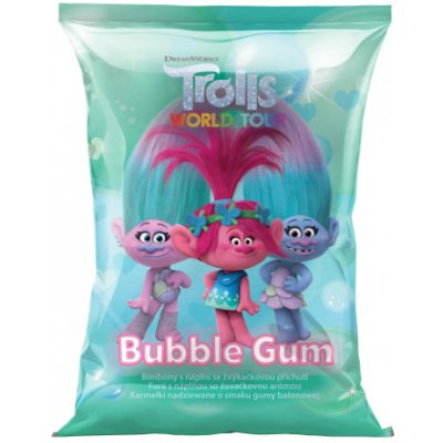 TROLLS bonbóny Bubble gum 75 g – Zboží Mobilmania