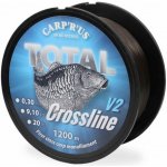 Carp ´R´ Us Total Crossline V2 Brown Total Crossline V2 1200m 0,35mm 11,34kg 25lb – Zboží Mobilmania