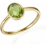 Gems originální prsten Devon žluté zlato peridot 3814493 0 55 87 – Zboží Mobilmania