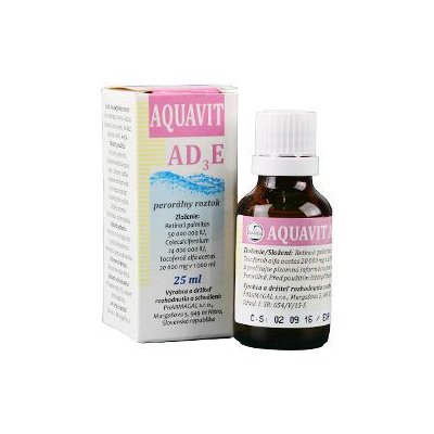 Aquavit AD3E sol 25 ml – Zboží Mobilmania