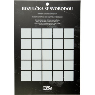 Stírací los na pánskou rozlučku se svobodou