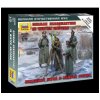 Zvezda Wargames WWII German Headquarters in winter uniform 6232 1:72