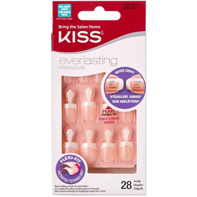 Kiss Francouzská manikúra Everlasting French Nail Kit String of Pearls 28 ks