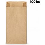 COpack - Svačinové papírové sáčky hnědé KRAFT 1,5 kg ( 14+6 x 28 cm) (100 ks) – Hledejceny.cz