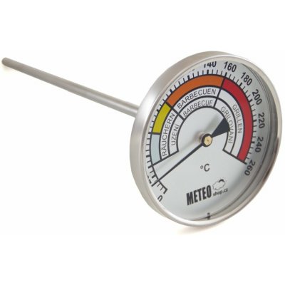 Teploměr do udírny - průměr 100 mm, stonek 250 mm – Zboží Dáma