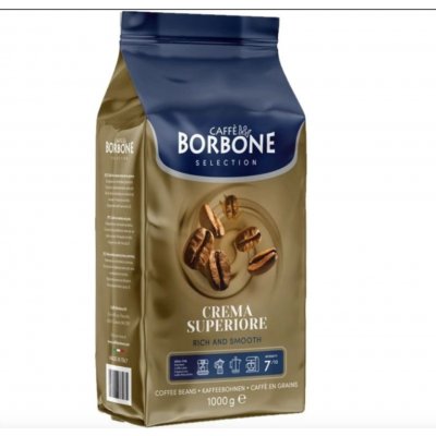 Caffe Borbone Káva míchaná Crema Superiore zrnková 1 kg – Hledejceny.cz
