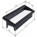 Vzduchový filtr BOSCH F 026 400 128 – Hledejceny.cz
