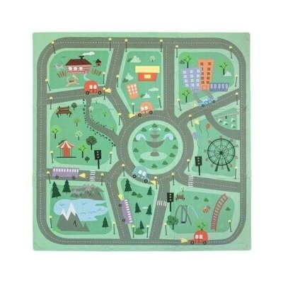 FreeOn Free2Play Pěnová hrací podložka Puzzle 9 ks Road – Sleviste.cz