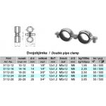 Dvojobjímka, 18-20mm 3/8", Zn – Hledejceny.cz