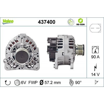 Generátor VALEO 437400 – Zboží Mobilmania