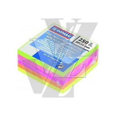 Samolepící bloček kostka neon 50x50mm 250ks, Donau Biella – Hledejceny.cz