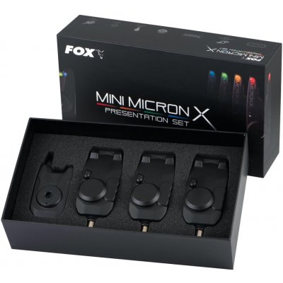 Fox Mini Micron X Sada hlásičů 3+1 Černá – Hledejceny.cz