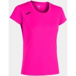 Joma Record II Short Sleeve T-Shirt Fluor Pink Black – Zboží Mobilmania